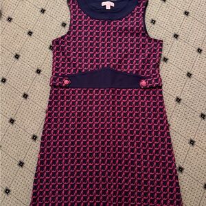 Lilly Pulitzer Pink and Navy Kids Dress